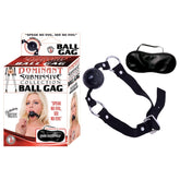 DOMINANT SUBMISSIVE COLLECTION BALL GAG - BLACK
